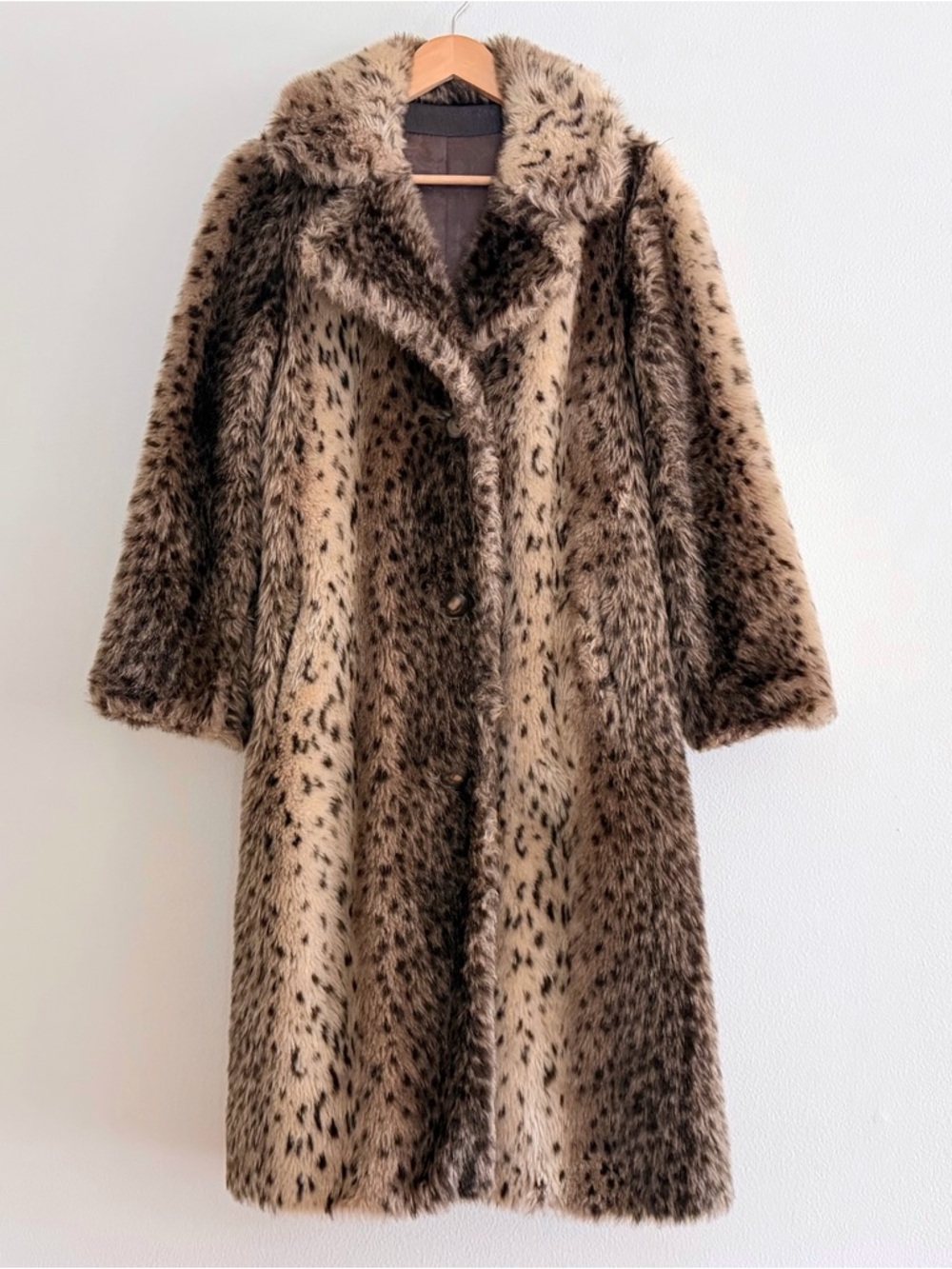 Vintage 1950’s // 1960’s Calcutta by Hillmoor Faux Cheetah Coat